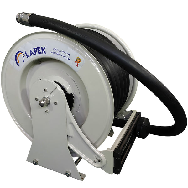 Carretel Automático para Diesel Gasolina e Etanol Lapek LPK-1956115M com 15m de Mangueira Ø 1 Pol