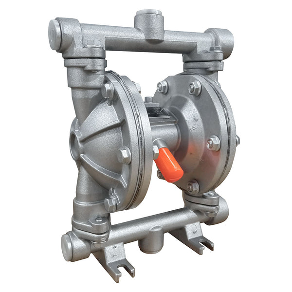 Bomba de Duplo Diafragma para Óleo Lubrificante Diesel Querosene e Água Lapek LPK-44730 Ø 3/4 Pol 18 L/min em Alumínio