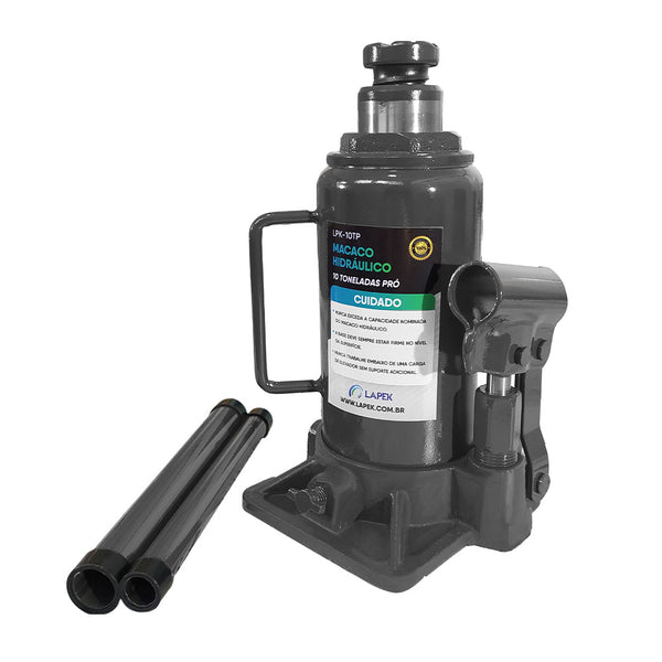 Macaco Hidráulico PRO Tipo Garrafa 12 Toneladas LPK-12TP
