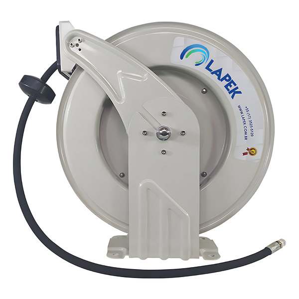 Carretel Automático para Graxa Água e Ar Lapek LPK-1246015M com 15m de Mangueira Ø 1/4 Pol