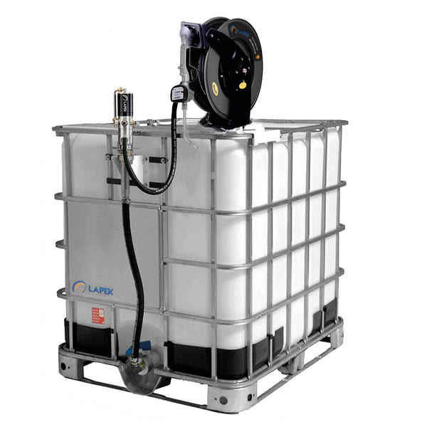 Unidade Pneumática de Abastecimento com Medidor Mecânico e Carretel para Óleo Lapek LPK-1000CMM 1000L 28L/Min