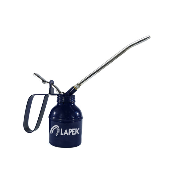 Bomba Almotolia Manual para Óleo Lubrificante Lapek LPK-111RB Bico Rígido Capacidade 200ml