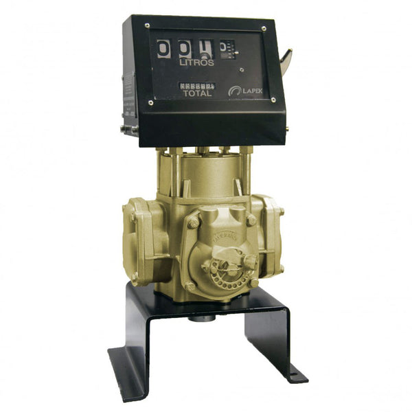 Bloco Volumétrico Registrador de 1.1/2 Pol com Numerador para Diesel Gasolina Querosene Etanol Óleo Lapek LPK-BRNC6 de 04 Dígitos 150L/Min
